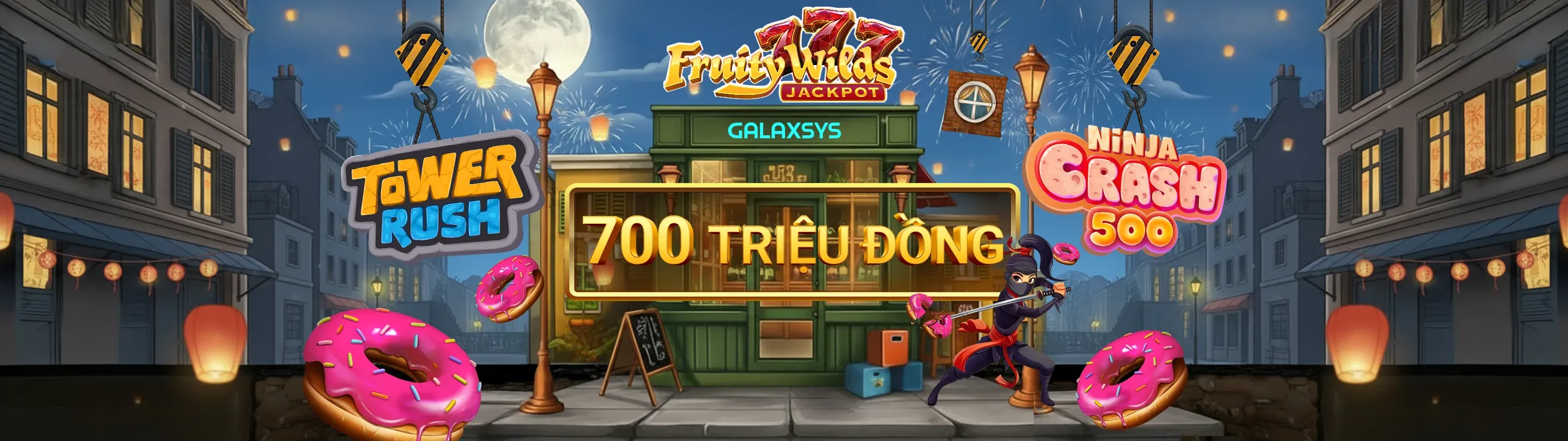 Hình ảnh chính trò chơi slot 6fff app với máy quay hũ vàng rực rỡ và biểu tượng may mắn